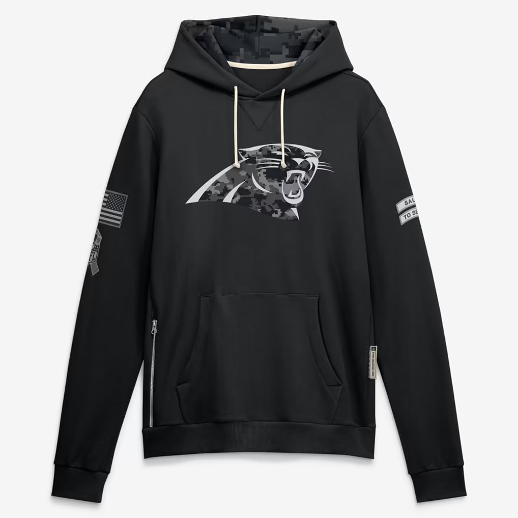 C.Panthers 2026 Black Logo Pullover Hoodies Limited Game Mdoa Stitched Jerseys