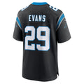 Mdoa C.Panthers #29 Akayleb Evans Black Team Game Jersey