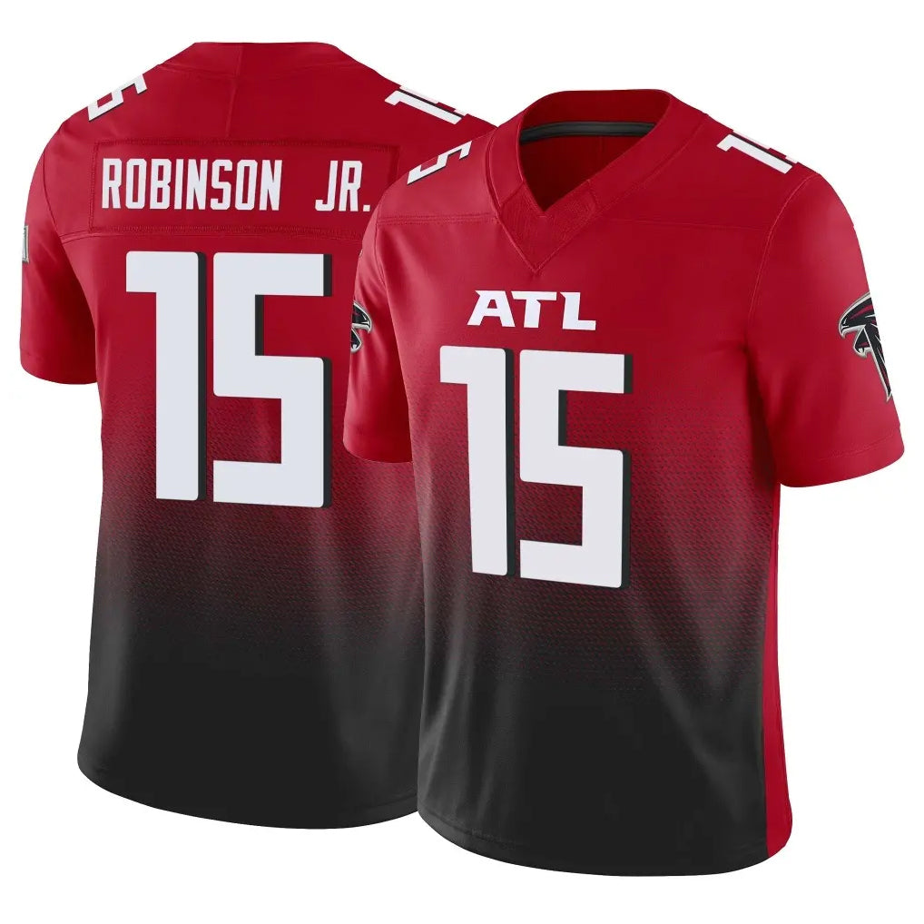 A.Falcons #15 Brian Robinson Player Red Vapor F.U.S.E. Limited Home Game Mdoa Stitched Jerseys