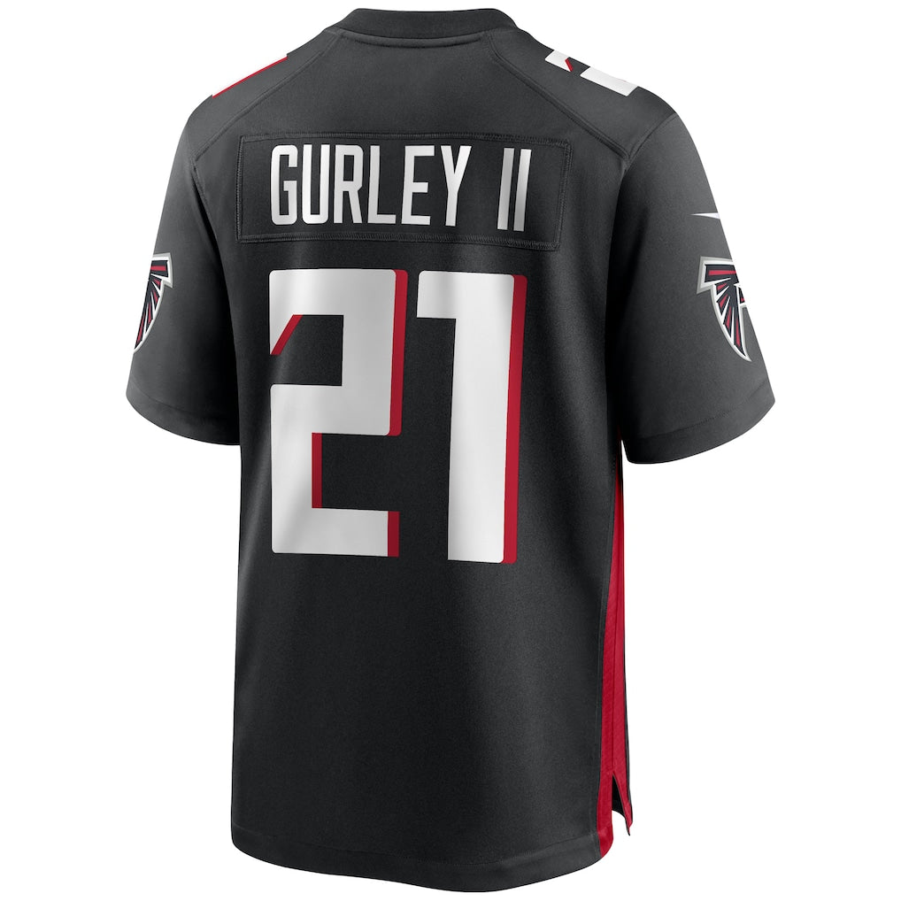 Mdoa A.Falcons #21 Todd Gurley II Black Team Game Jersey