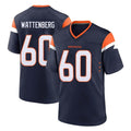 D.Broncos #60 Luke Wattenberg Player Navy Home Game Mdoa Stitched Jerseys
