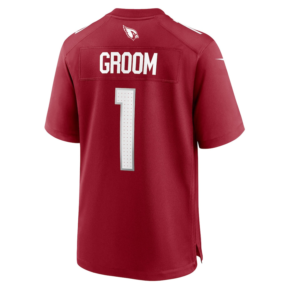 Mdoa A.Cardinals #1 Groom Cardinal Team Game Jersey