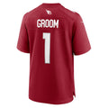 Mdoa A.Cardinals #1 Groom Cardinal Team Game Jersey