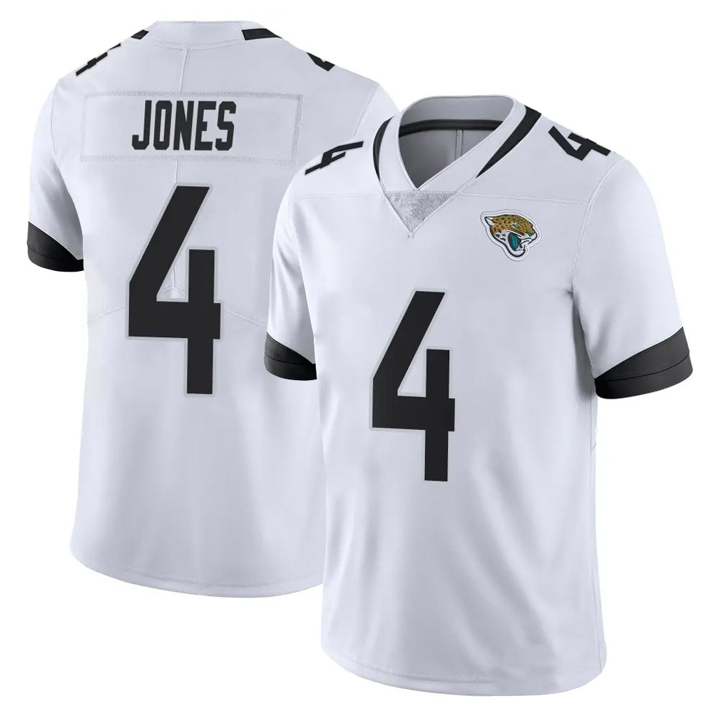 J.Jaguars #4 Jarrian Jones Player White Vapor Untouchable Limited Home Game Mdoa Stitched Jerseys