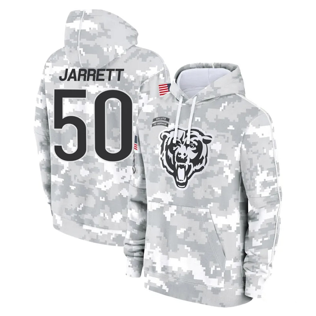 C.Bears #50 Grady Jarrett Player Arctic Camo Salute to Service Pullover Hoodies Limited Mdoa Stitched Jerseys