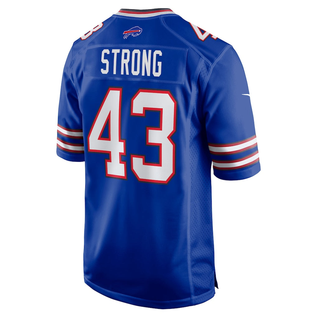 Mdoa B.Bills #43 Dorian Strong Royal Team Game Jersey
