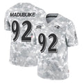 B.Ravens #92 Nnamdi Madubuike Player Arctic Camo Salute to Service Limited Mdoa Stitched Jerseys
