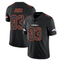 D.Broncos #93 D.J. Jones Player Black Impact Limited Game Mdoa Stitched Jerseys