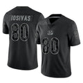 C.Bengals #80 Andrei Iosivas Player Black Reflective Limited Game Mdoa Stitched Jerseys