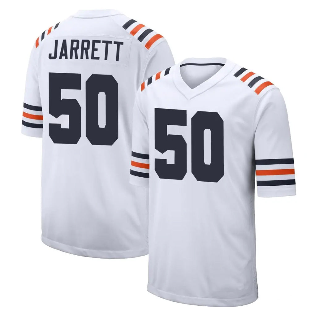 C.Bears #50 Grady Jarrett Player White Classic Home Game Mdoa Stitched Jerseys