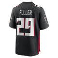 Mdoa A.Falcons #29 Jordan Fuller Black Team Game Jersey