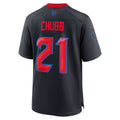 Mdoa H.Texans #21 Nick Chubb Navy Alternate 2 Game Jersey