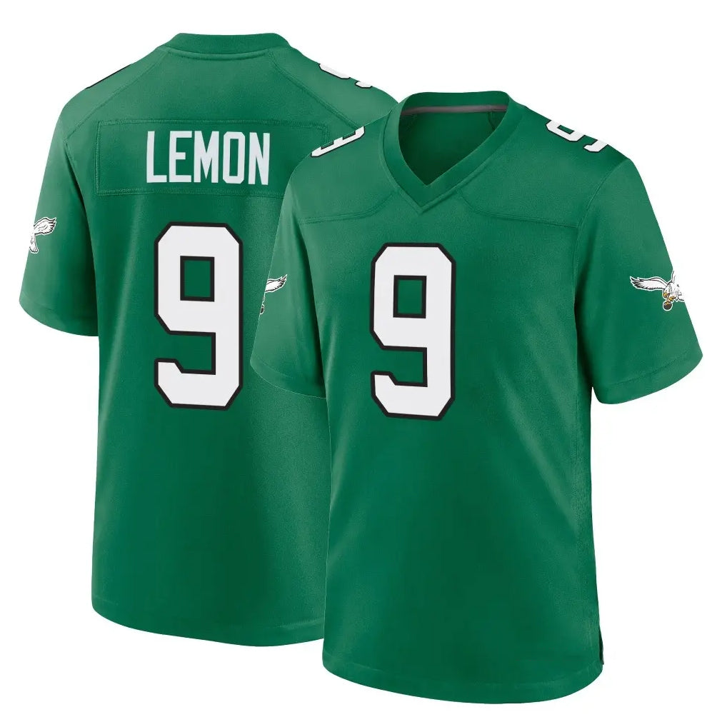 P.Eagles #9 Makai Lemon Player Green Kelly Alternate Home Game Mdoa Stitched Jerseys