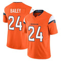 D.Broncos #24 Champ Bailey Player Orange Vapor F.U.S.E. Limited Home Game Mdoa Stitched Jerseys