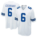 D.Cowboys #6 Donovan Ezeiruaku Player White Home Game Mdoa Stitched Jerseys