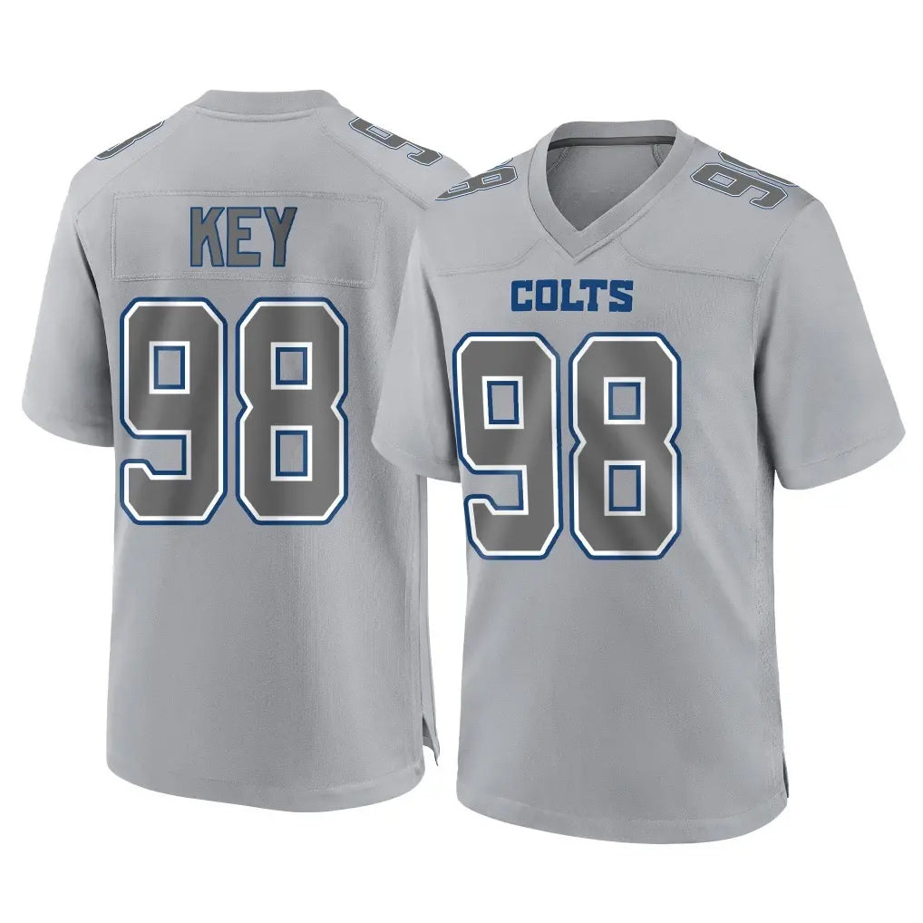IN.Colts #98 Arden Key Player Gray Atmosphere Fashion Home Game Mdoa Stitched Jerseys