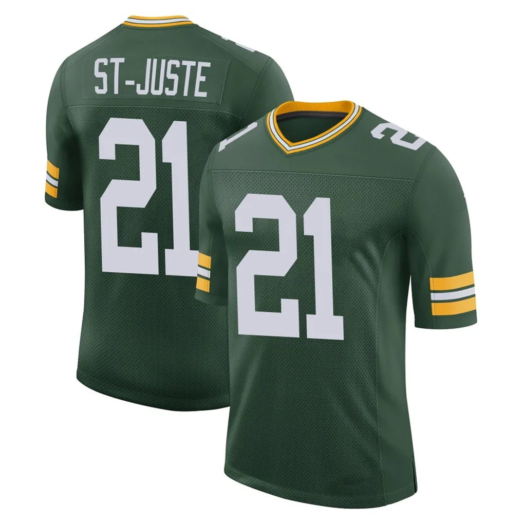 GB.Packers #21 Benjamin St-Juste Player Green Limited Classic Home Game Mdoa Stitched Jerseys
