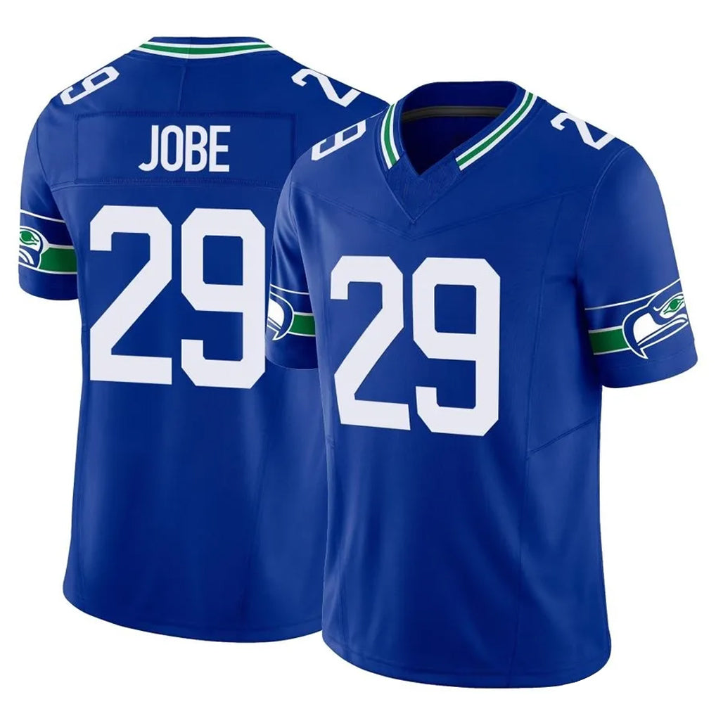 S.Seahawks #29 Josh Jobe Player Royal Limited Throwback Vapor F.U.S.E. Home Game Mdoa Stitched Jerseys