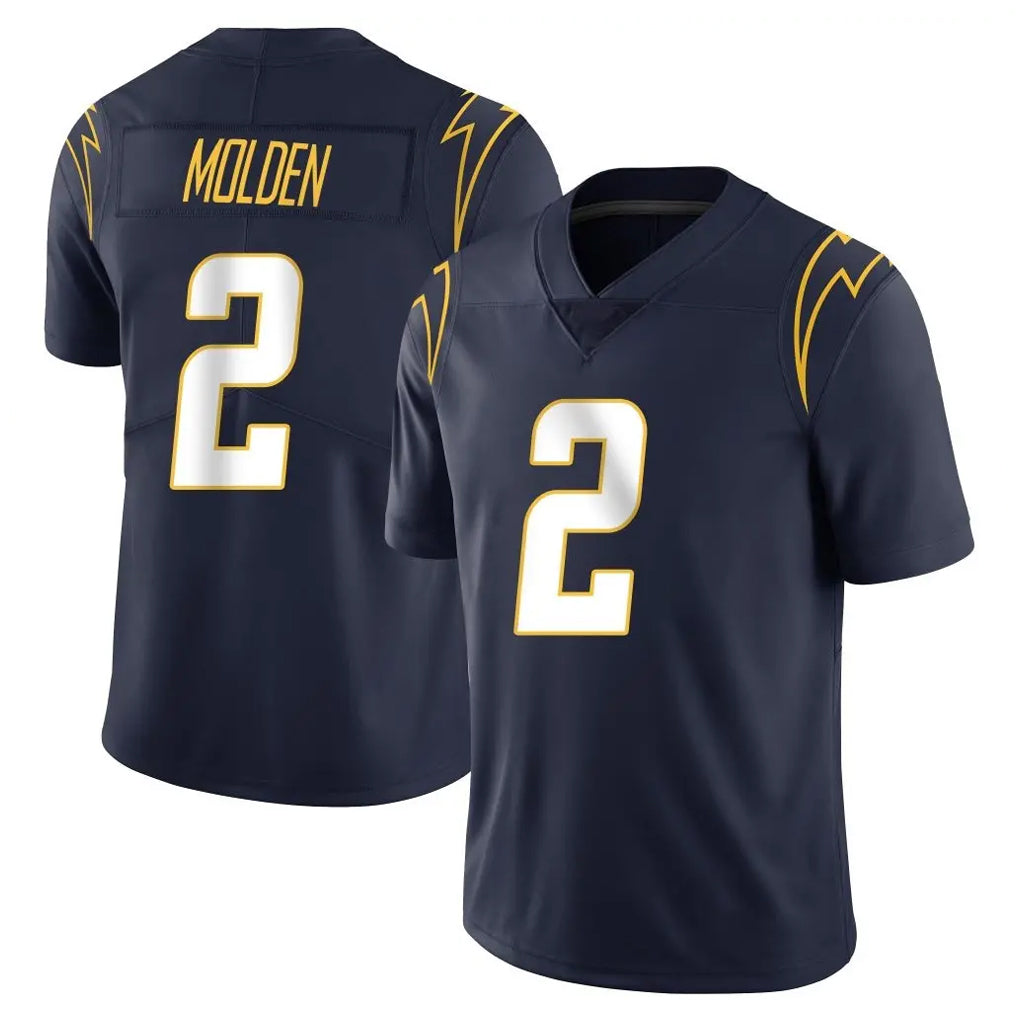 LA.Chargers #2 Elijah Molden Player Navy Limited Vapor Untouchable Home Game Stitched Jerseys