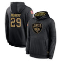 J.Jaguars #29 Eric Murray Player Black Salute to Service Hoodies Limited Game Mdoa Stitched Jerseys