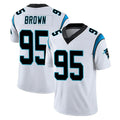 C.Panthers #95 Derrick Brown Player White Vapor Untouchable Limited Game Mdoa Stitched Jerseys