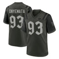 NY.Jets #93 David Onyemata Player Green 2025 Rivalries Collection Home Game Mdoa Stitched Jerseys