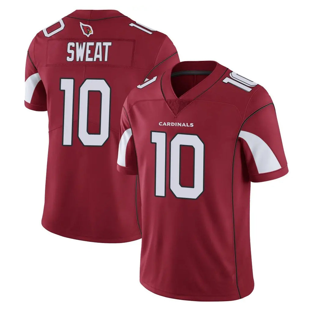 A.Cardinals #10 Josh Sweat Player Cardinal Vapor Limited Home Game  Mdoa Stitched Jerseys