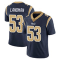 LA.Rams #53 Nate Landman Player Navy Limited Vapor Untouchable Home Game Mdoa Stitched Jerseys
