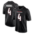 H.Texans #4 Woody Marks Player Carbon Black Fashion Home Game Mdoa Stitched Jerseys