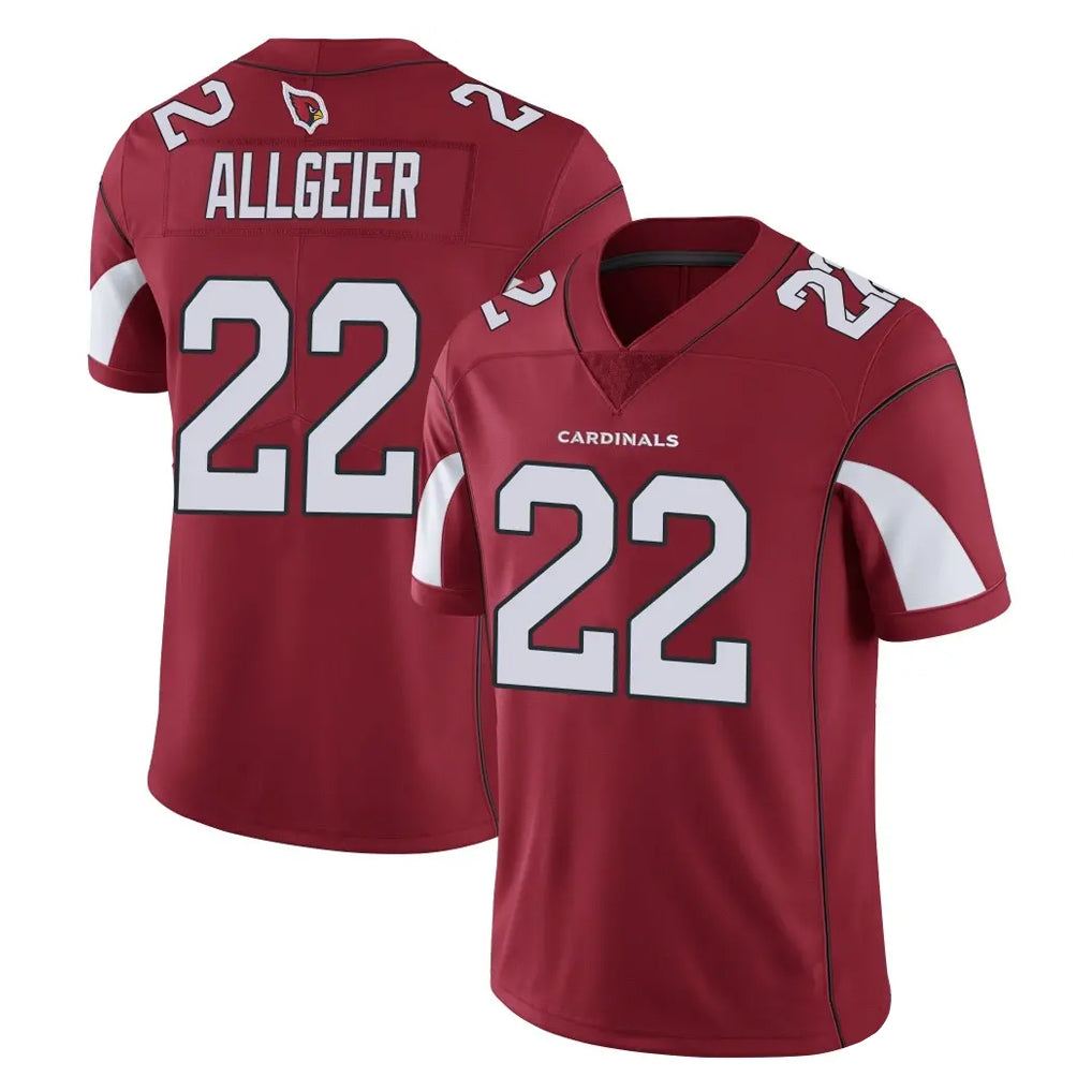 A.Cardinals #22 Tyler Allgeier Player Cardinal Vapor Limited Home Game  Mdoa Stitched Jerseys