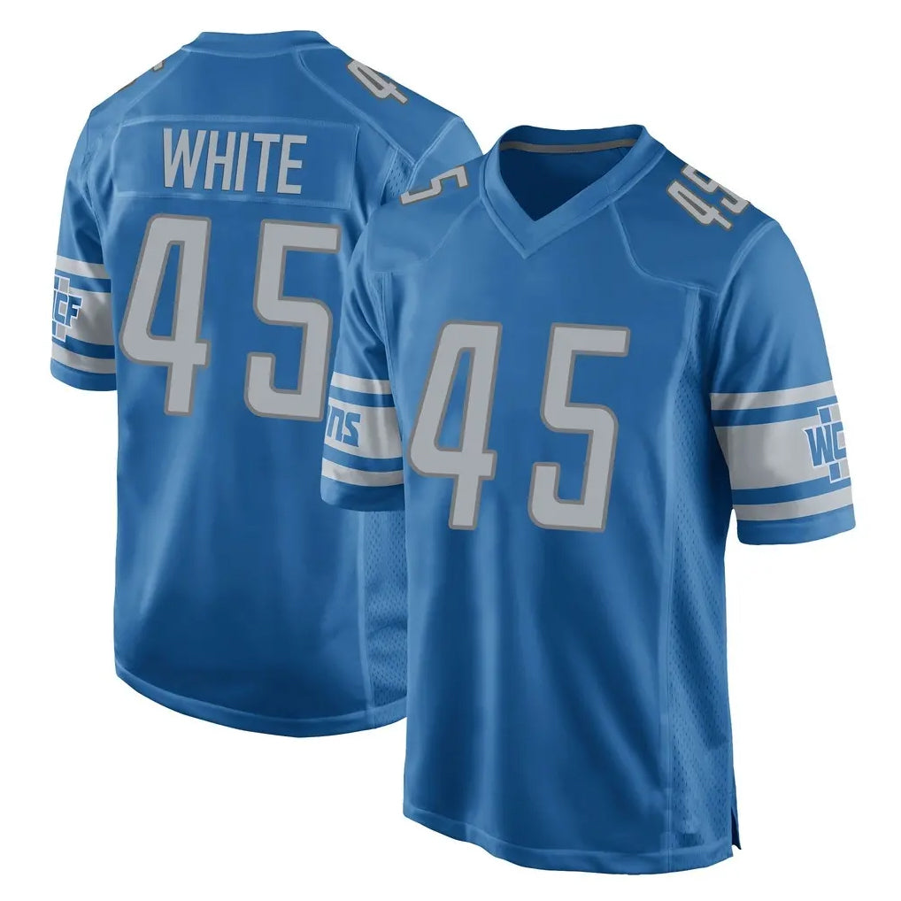 D.Lions #45 Devin White Player Blue Home Game Mdoa Stitched Jerseys