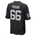 Mdoa LV.Raiders #66 Dylan Parham Black Game Player Jersey