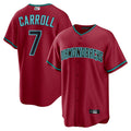 Mdoa A.Diamondbacks #7 Corbin Carroll Player Red Home Replica Personalized Stitched Jerseys