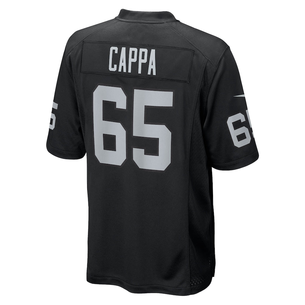 Mdoa LV.Raiders #65 Alex Cappa Black Team Game Jersey