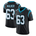 C.Panthers #63 Rasheed Walker Player Black Vapor Untouchable Limited Game Mdoa Stitched Jerseys (2)