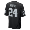 Mdoa LV.Raiders #24 Marcus Peters Black Team Game Jersey