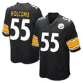 P.Steelers #55 Cole Holcomb Player Black Black Home Game Mdoa Stitched Jerseys