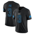 D.Lions #3 Jack Fox Player Black Impact Limited Home Game Mdoa Stitched Jerseys