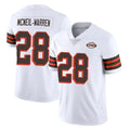 C.Browns #28 Emmanuel McNeil-Warren Player White Limited  Vapor 1946 Collection Alternate Game Mdoa Stitched Jerseys