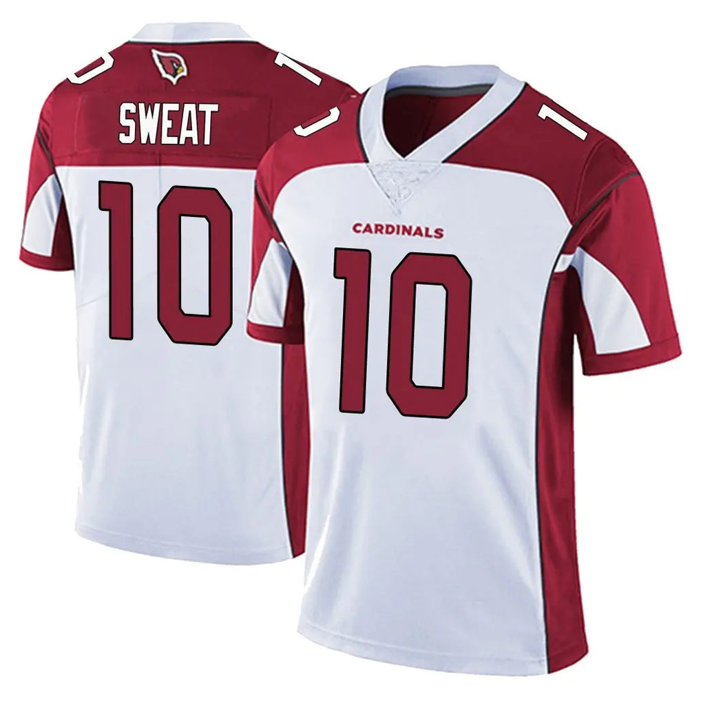 A.Cardinals #10 Josh Sweat Player White Vapor Limited Home Game Mdoa Stitched Jerseys