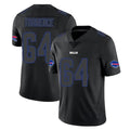 B.Bills #64 O'Cyrus Torrence Player Black Impact Limited Home Game Mdoa Stitched Jerseys