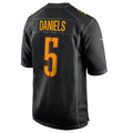 Mdoa #5 Jayden Daniels Player W.Commanders Carbon Black Fashion Stitched Jersey