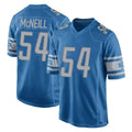 D.Lions #54 Alim McNeill Player Blue Home Game Mdoa Stitched Jerseys