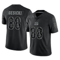 C.Bengals #88 Mike Gesicki Player Black Reflective Limited Game Mdoa Stitched Jerseys