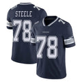 D.Cowboys #78 Terence Steele Player Navy Vapor Untouchable Limited Home Game Mdoa Stitched Jerseys