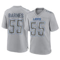 D.Lions #55 Derrick Barnes Player Gray Atmosphere Fashion Home Game Mdoa Stitched Jerseys