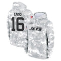 NY.Jets #16 Kenyon Sadiq Player Arctic Camo Salute to Service Pullover Hoodies Limited Game Mdoa Stitched Jerseys