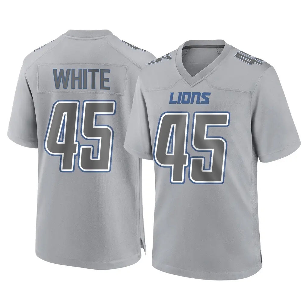 D.Lions #45 Devin White Player Gray Atmosphere Fashion Home Game Mdoa Stitched Jerseys