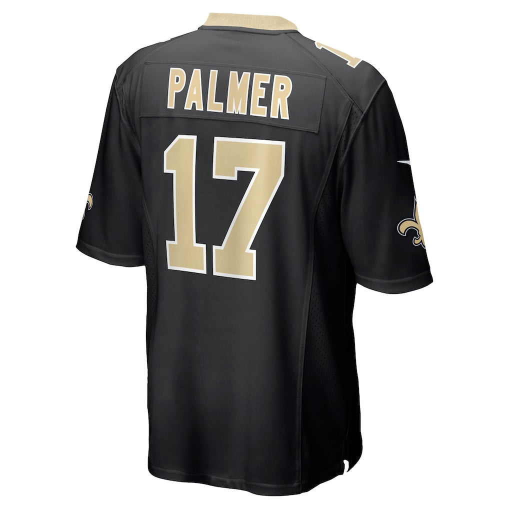Mdoa NO.Saints #17 Trey Palmer Black Team Game Jersey