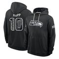 S.Seahawks #10 Cooper Kupp Player 2026 Black Logo Pullover Hoodies Limited Game Mdoa Stitched Jerseys